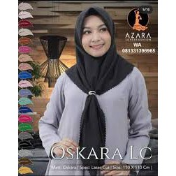 PART 2/OSKARA AZARA HIJAB SEGIEMPAT VOAL MIRACLE LASER CUT MOTIF