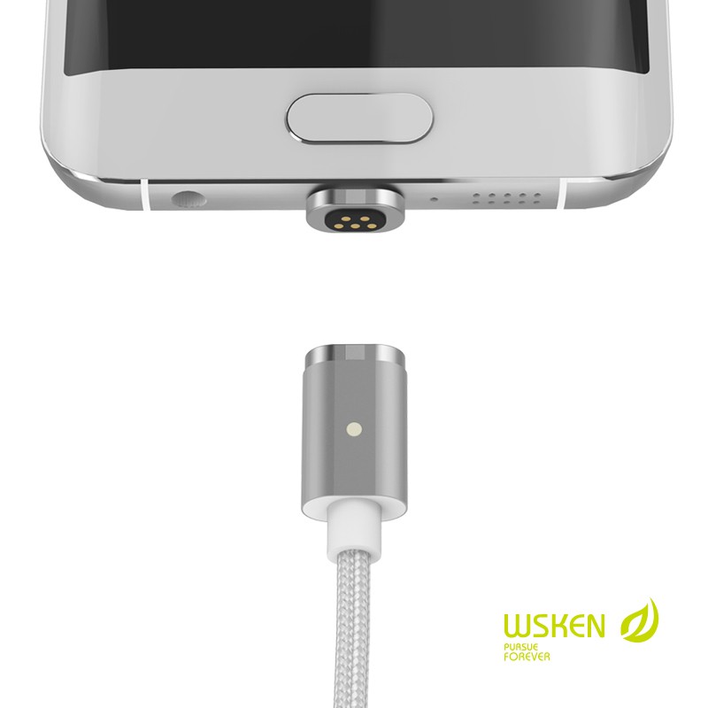 157 WSKEN X-Cable Mini 2 Magnetic Cable 2 in 1 for Micro USB and Lighting