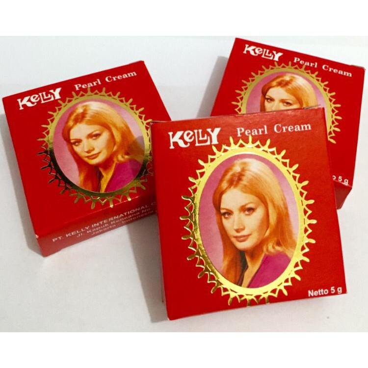 Kelly Pearl Cream Krim Perawatan Wajah 5g/15g