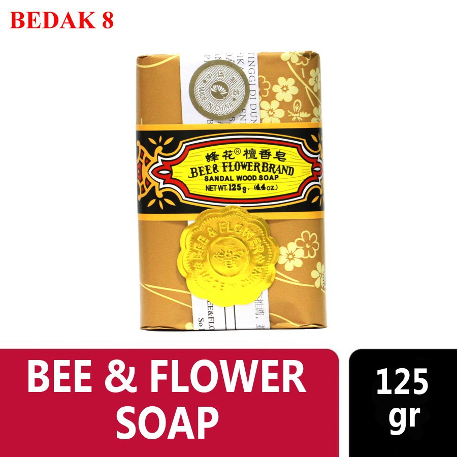 Sabun Tawon Bee Flower Brand Coklat 125 gr Import Asli