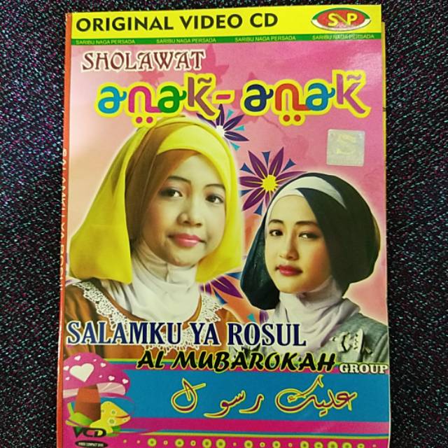 Vcd Original Video Musik Lagu Religi Sholawat Anak Anak Islami