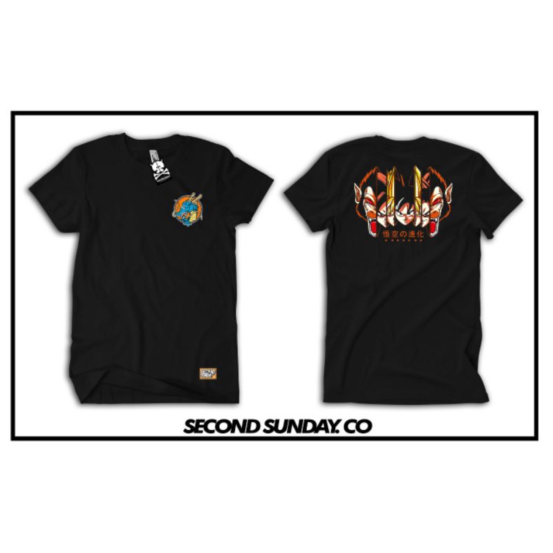 Kaos Distro Anime Dragon Ball Second Sunday | Kaos anime | Kaos Dragon Ball