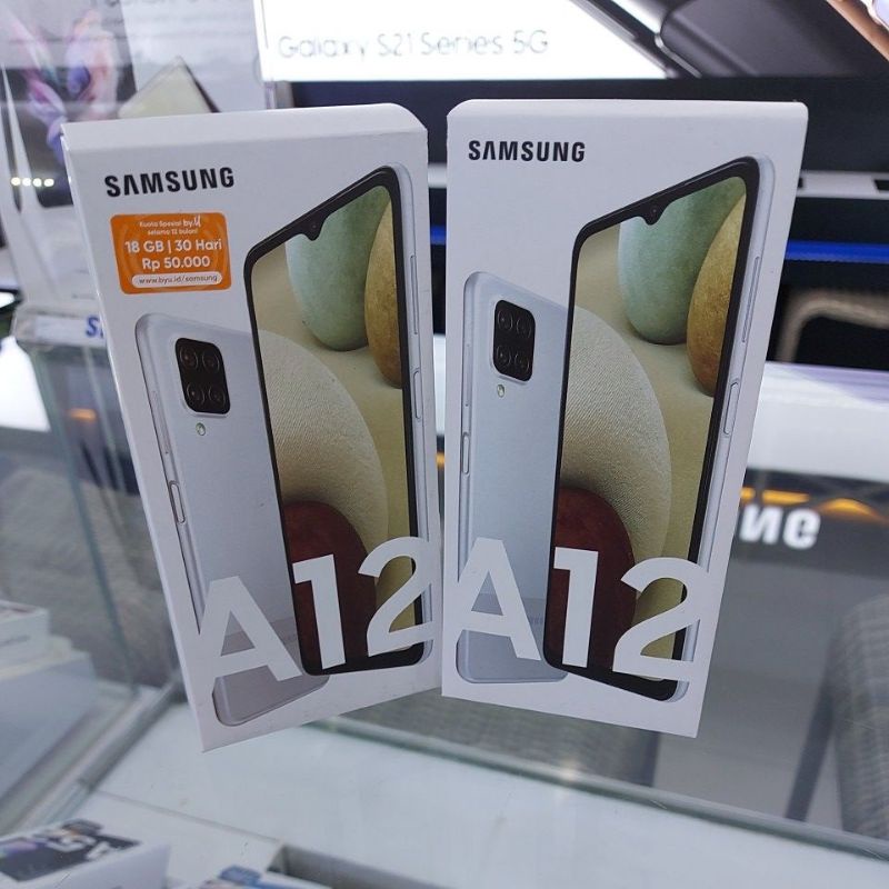 Samsung A12 ram6/128 resmi