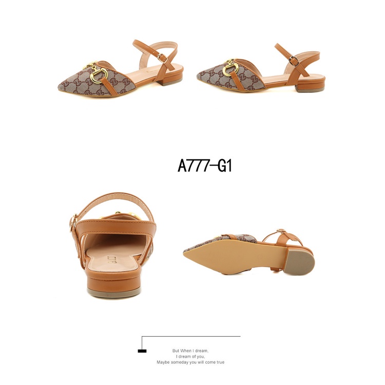 Canvas Sandals #A777-G1