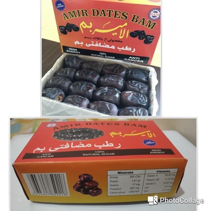 

Kurma Madu AD / Anggur Amir Dates Bam Iran Enak & Murah