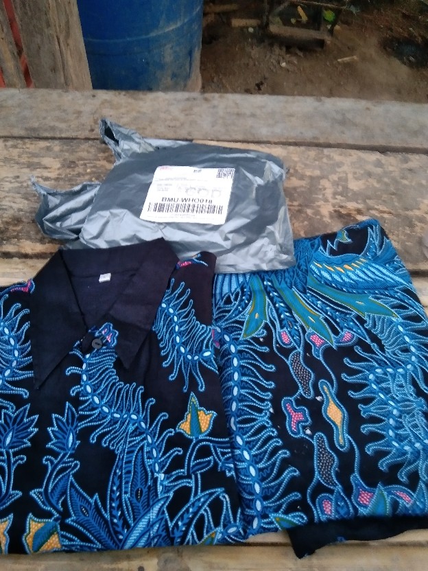 Baju Batik Couple Dress Gamis Muslim Pasangan Keluarga 2021