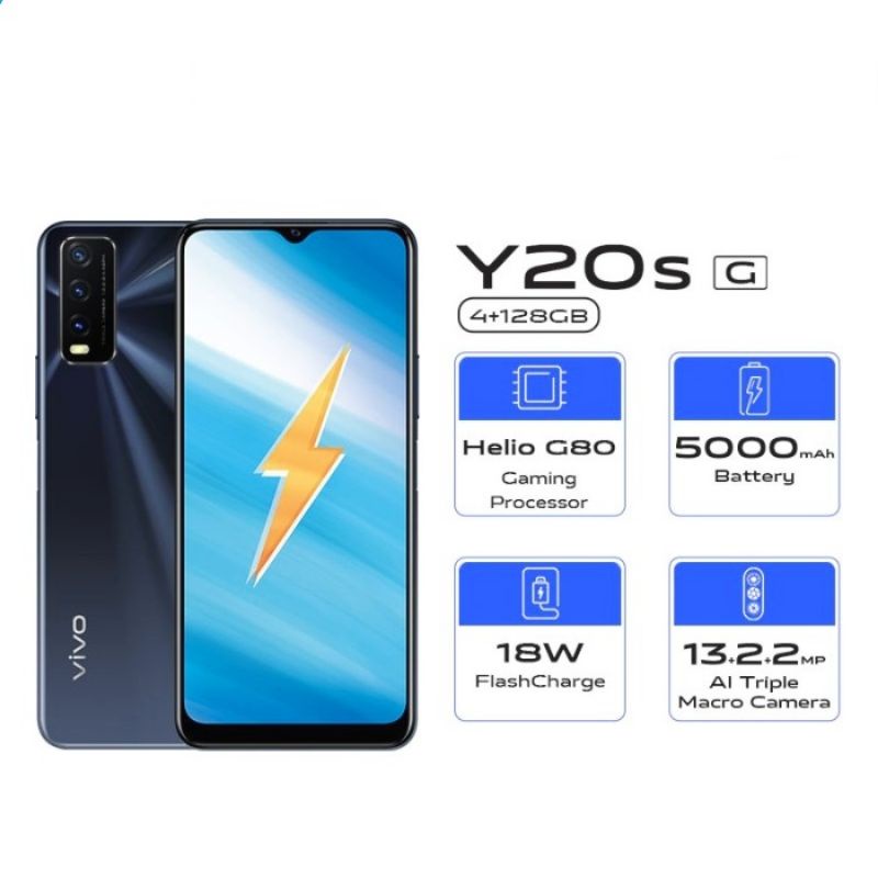 VIVO Y20SG 4/128 Y20s G - RAM 4GB / ROM 128GB - Garansi Resmi