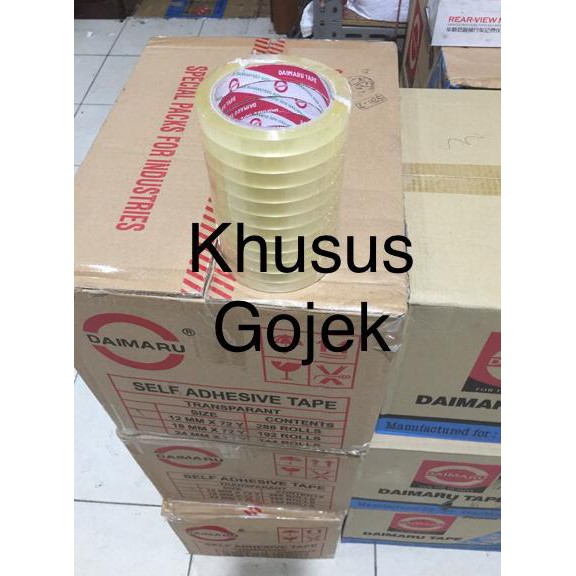 

[[BISA COD]] Isolasi daimaru 1/2 inch gojek 1 karton DISKON Kode 186