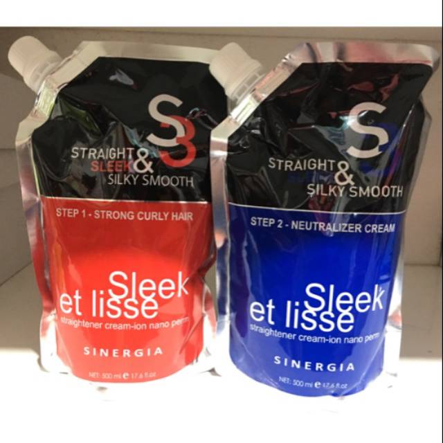 Sepasang ILVASTO SLEEK ET LISSE  Step 1 & Step 2 / Obat Smoothing Ilvasto / Obat Rebonding Ilvasto
