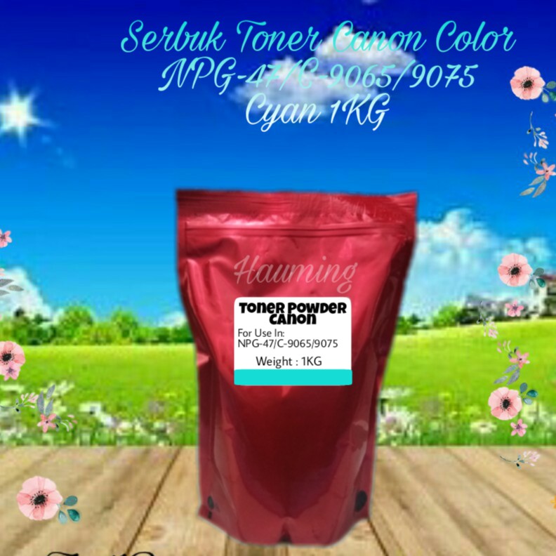 Serbuk Toner Canon Advance IR ADV NPG47 NPG-47 C9065 C9075 C-9065 9075 IRC9065 IRC9075 Cyan 1kg