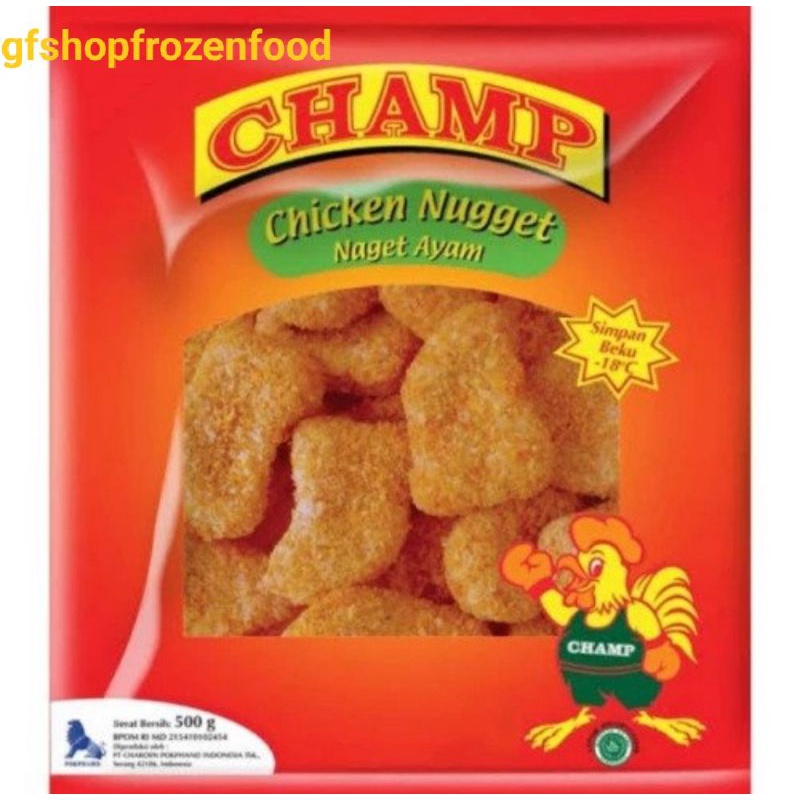 

Champ Naget Ayam 500g / Naget Ayam / Naget Enak / Frozen Food