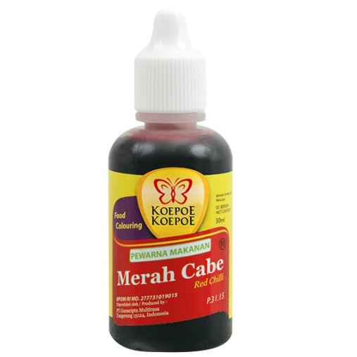 

Koepoe Koepoe Pewarna Makanan Merah Cabe 25ml