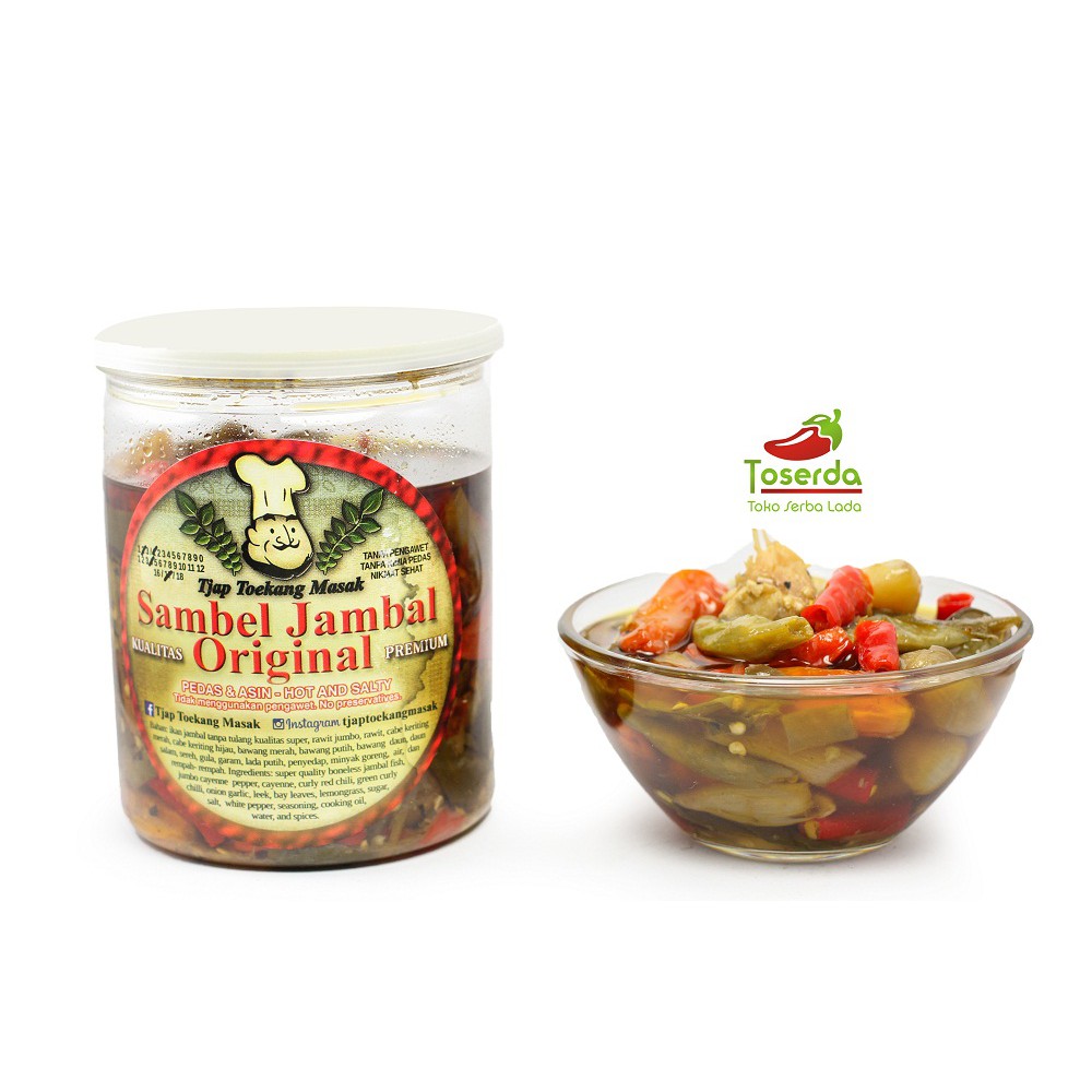 

Sambal Jambal Original Tjap Toekang Masak 400Gram ORGANIKS