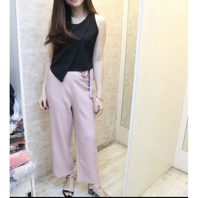 CELANA PANJANG BAHAN MODEL HIGH WAIST IMPORT BANGKOK