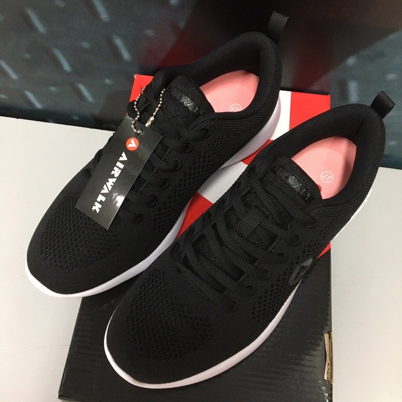 SEPATU AIRWALK ORIGINAL GARY BLACK WHITE / HITAM PUTIH (AIWX9F0106BK)