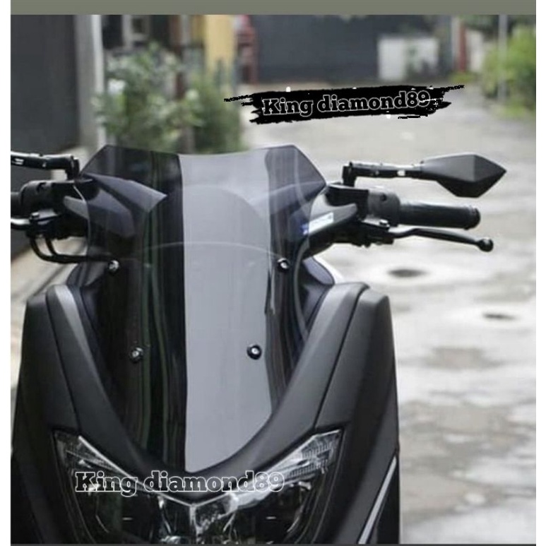 Winshield Nmax Lama vector/ visor Nmax old model Lancip tersedia warna Clear - Smoke