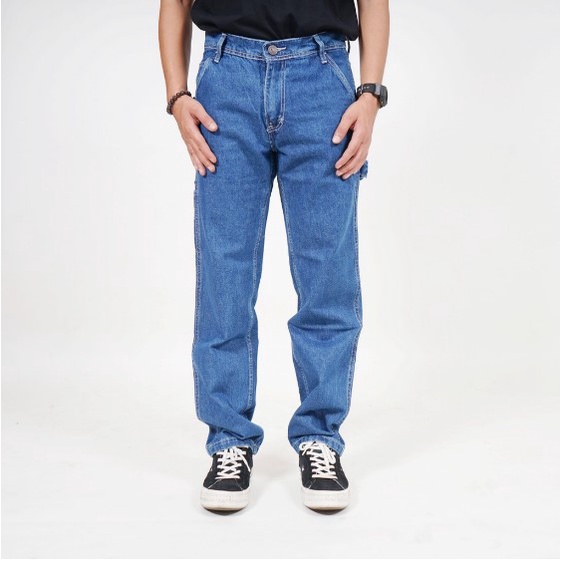 CELANA PANJANG DENIM PRIA SUPER EGO | SECARP BLUE