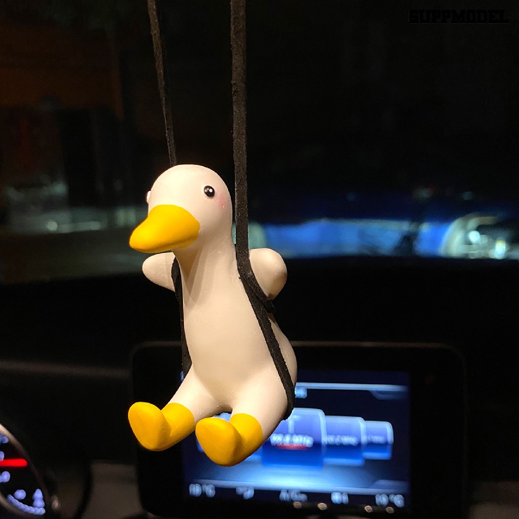 Suppmodel Mainan Boneka Bebek Gantung Kaca Spion Tengah Mobil Ramah Lingkungan