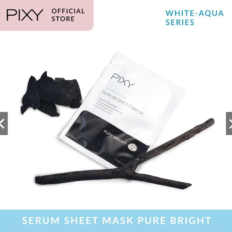 PIXY White Aqua Serum Sheet Mask Pure Bright 20gr