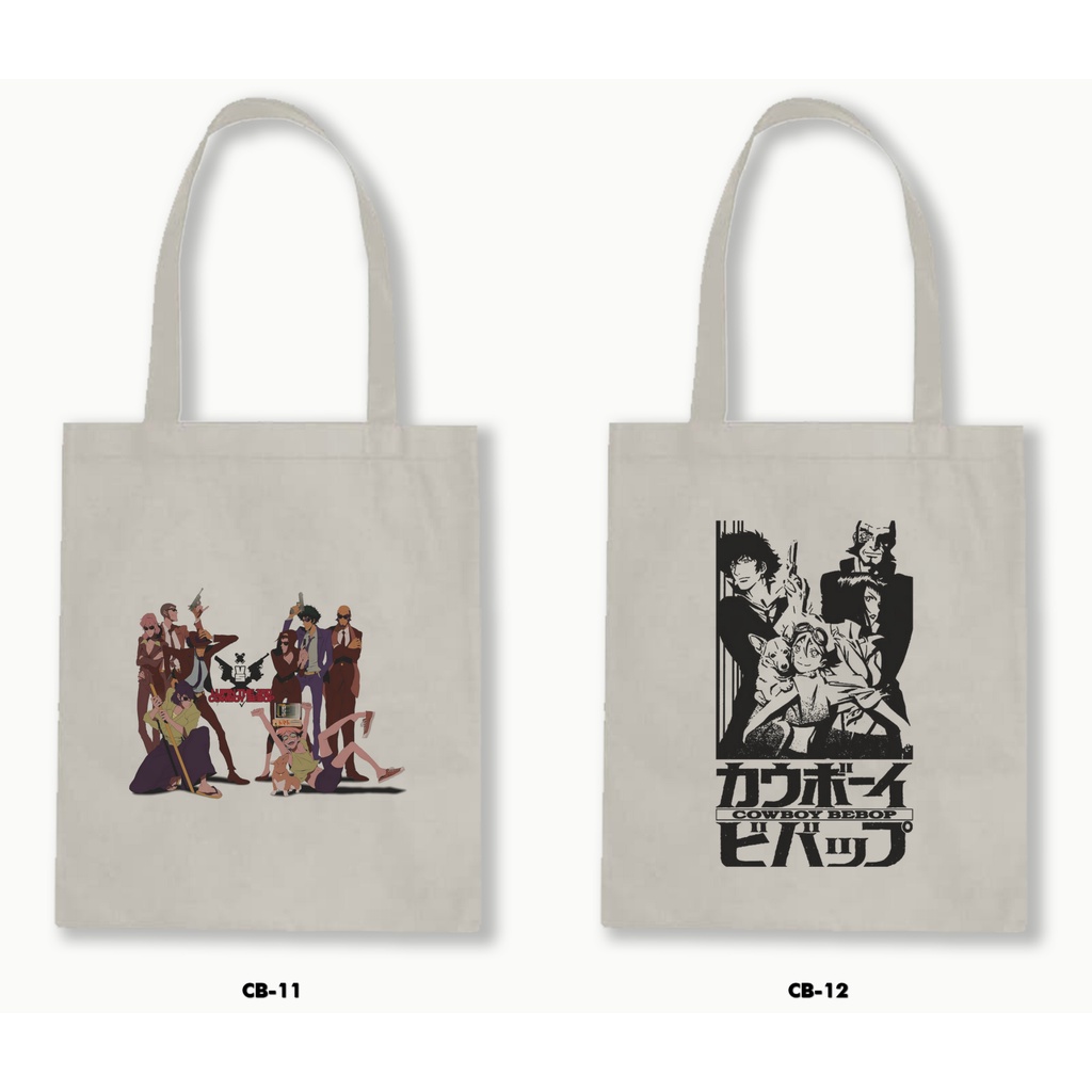 TOTE BAG BLACU - COWBOY BEBOP .01