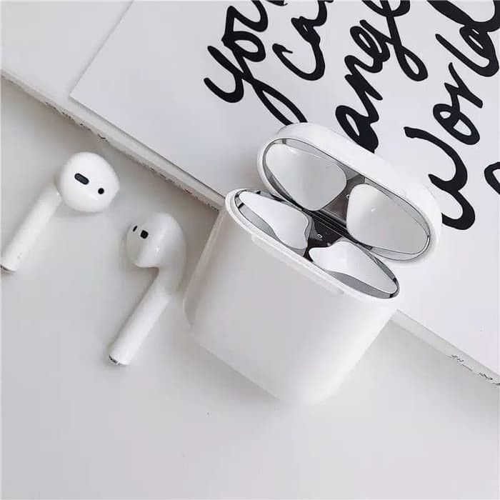 Stiker Pelindung Anti debu Dust Apple Airpods cover Airpod Glossy