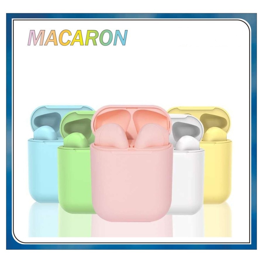 Headset Bluetooth i12 MACARON / i12s Wireless inpods 12 v5