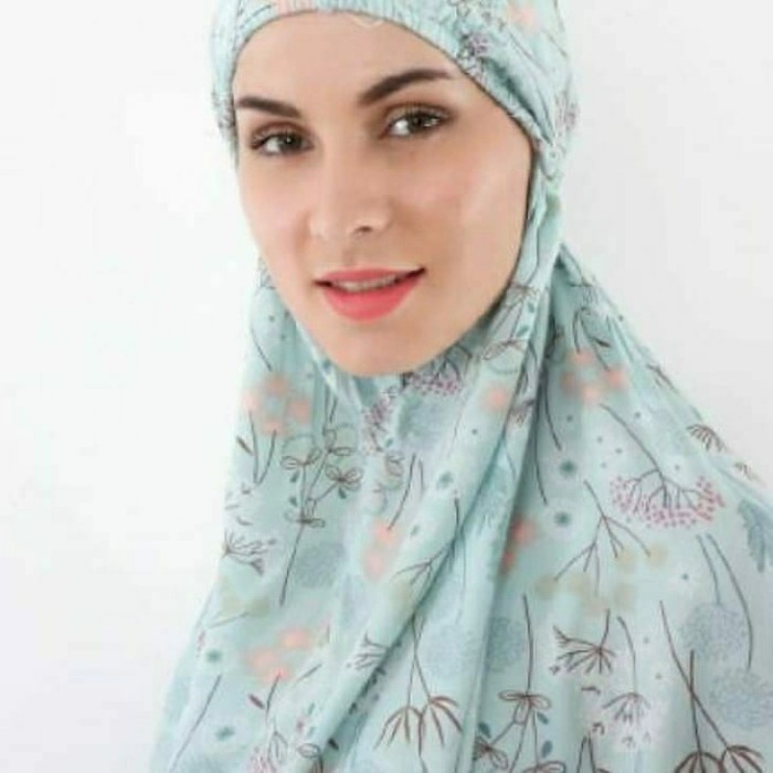 Mukena Tazbiya Flower Road Tosca - Hijau