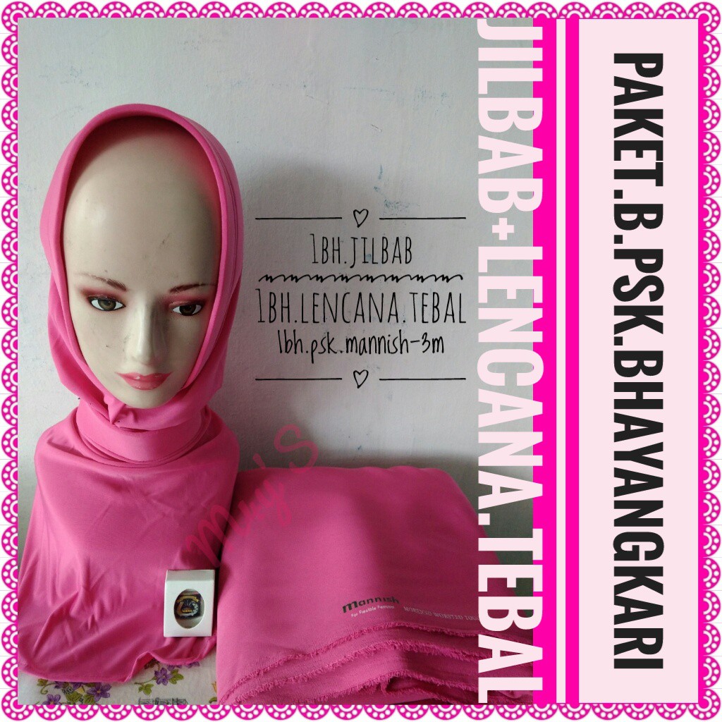 PAKET B PSH/PSK, JILBAB & LENCANA TEBAL BHAYANGKARI
