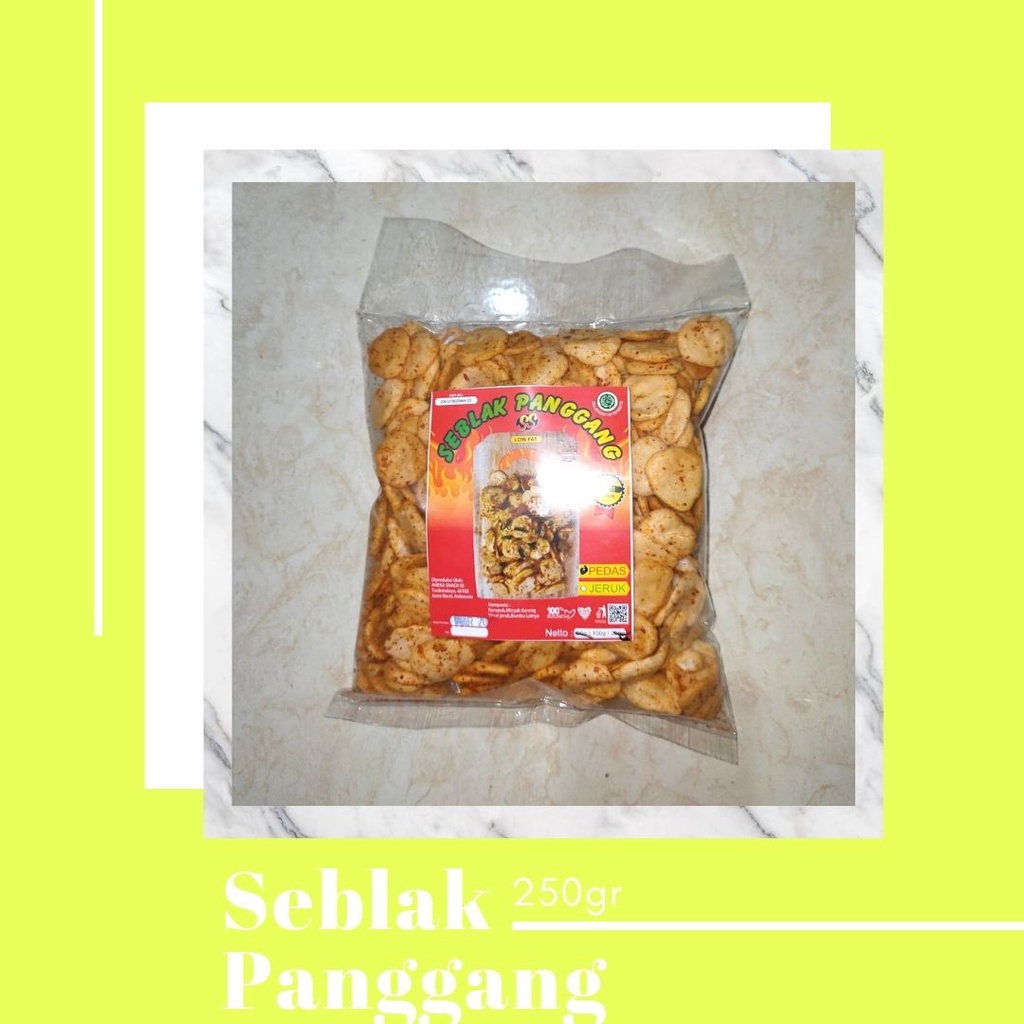 

Seblak Panggang Rendah Lemak Low Fat Cemilan Kering Makanan Ringan Enak