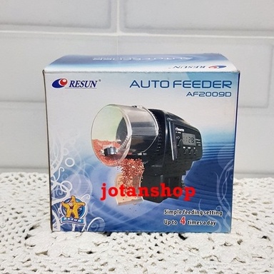 RESUN AF 2009 D auto feeder fish food timer automatic pemberi makan ikan otomatis AF2009