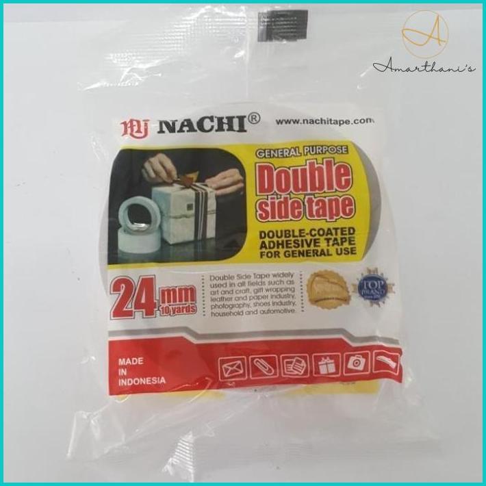 

Isolasi Bolak Balik/Double Tape Kertas 1" Baqul
