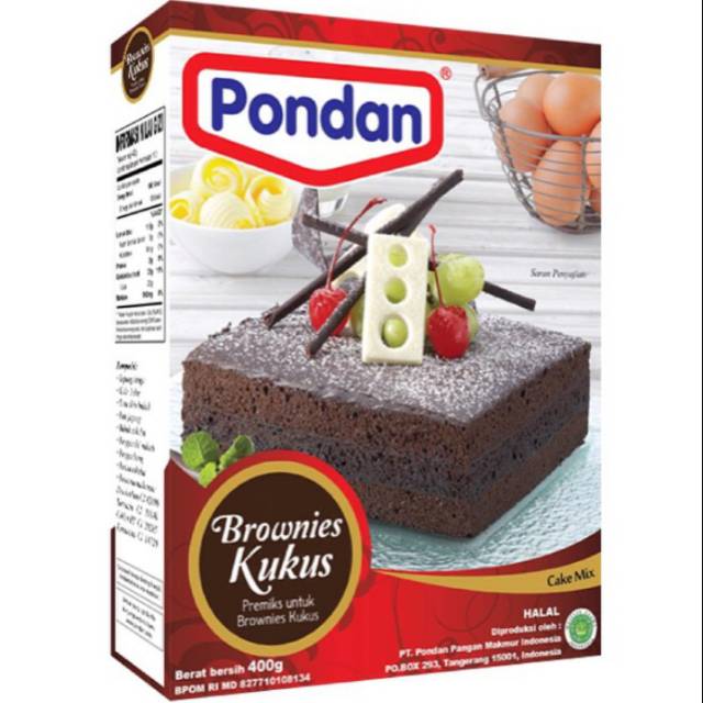 

PONDAN Brownies Kukus