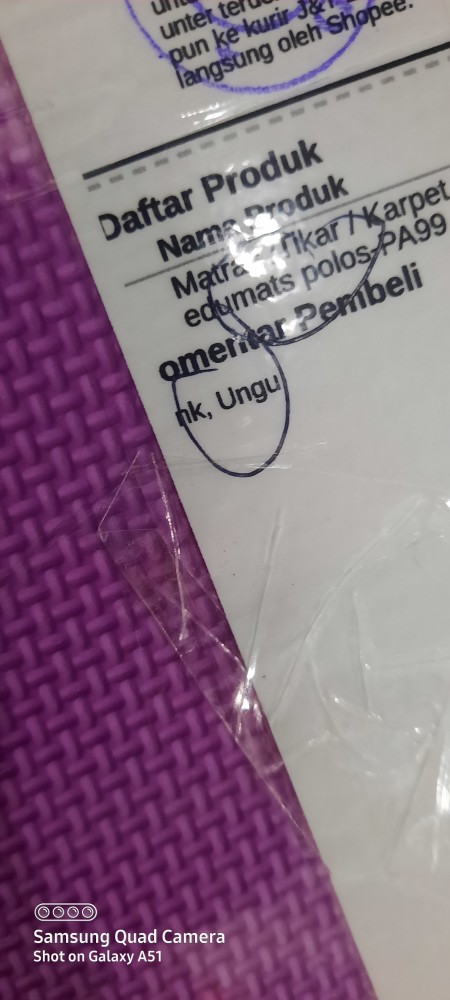 Matras /tikar / Karpet / Alas Lantai Evamat / Edumats Polos-pa99