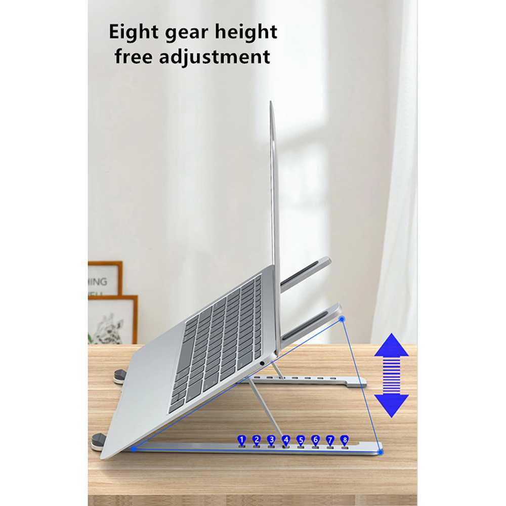 FGH Laptop Stand Aluminium Foldable Adjustable 11-17 Inch - P11