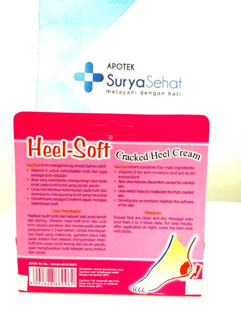 Heel Soft 20g / 50g Krim Kaki Kering dan Pecah-pecah