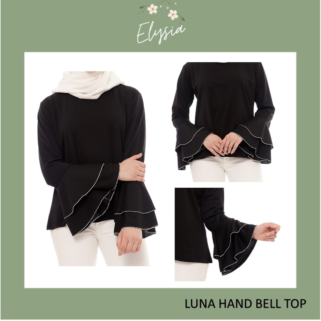 Luna Top Hand Bell - Atasan Baju Wanita Murah