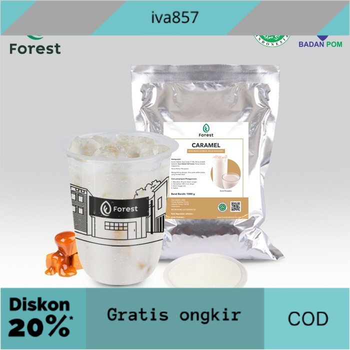 

PROMO Bubuk Minuman CARAMEL Powder - FOREST Bubble Drink GRATIS ONGKIR