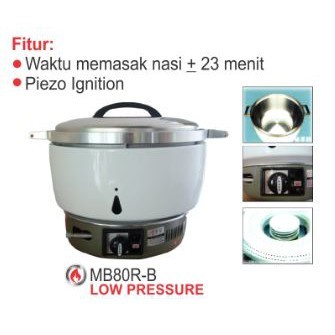 Getra Gas Rice Cooker MB80RB MB 80R MB 80 R MB-80RB 14 Liter