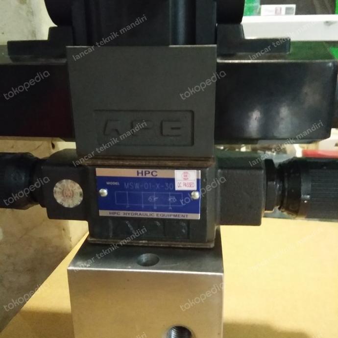 Solenoid Valve Hydraulic + Manivold + Check And Modular Valve