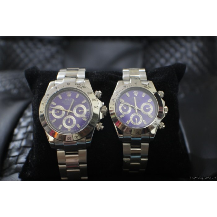 Jam Tangan Couple Rolex Daytona Purple Automatic