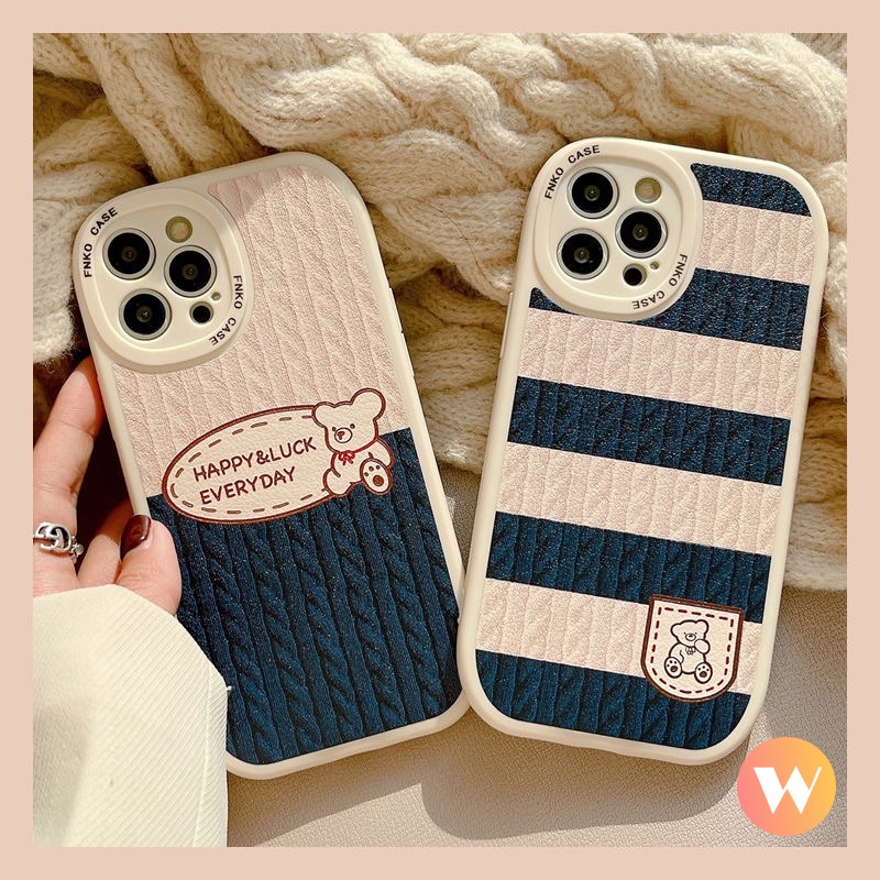 Casing TPU Xiaomi Redmi 9T 9A 10 9 10C 9C NFC Redmi Note 11 11Pro 10 8 9 9s 10s 11s 9pro 10pro Max POCO M3 X3 Pro NFC Motif Kartun Beruang