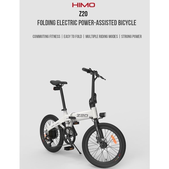 Sepeda Listrik Elektrik Lipat  Smart Moped Bicycle 250W 80KM Xiaomi HIMO Z20