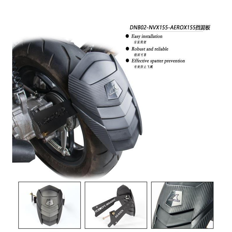 mudguard aerox 155cc mudguard penahan rumput