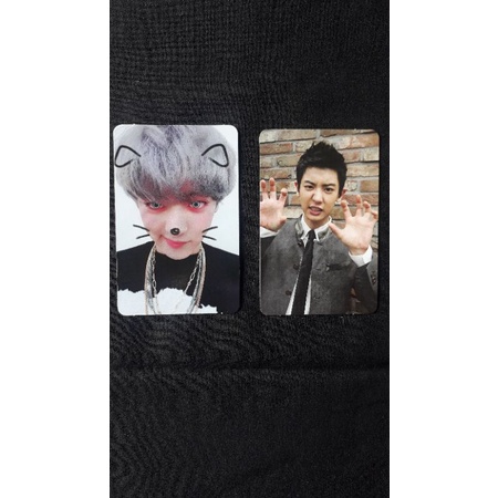 chanyeol photocard official