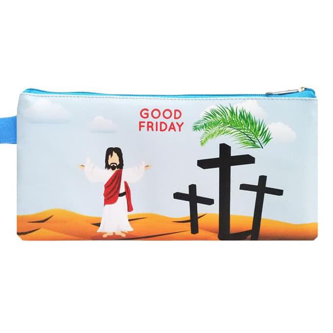 Jual Easter Case Dompet Pouch Yesus Palm Souvenir Suvenir Paskah Gereja Kwalitas Terbaik