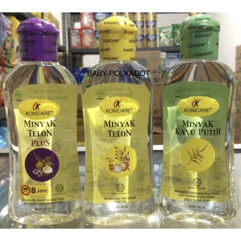 Minyak Telon Konicare Telon 60 mL - 125 mL /Konicare Minyak Kayu Putih 60ml /MINYAK TELON KONICARE