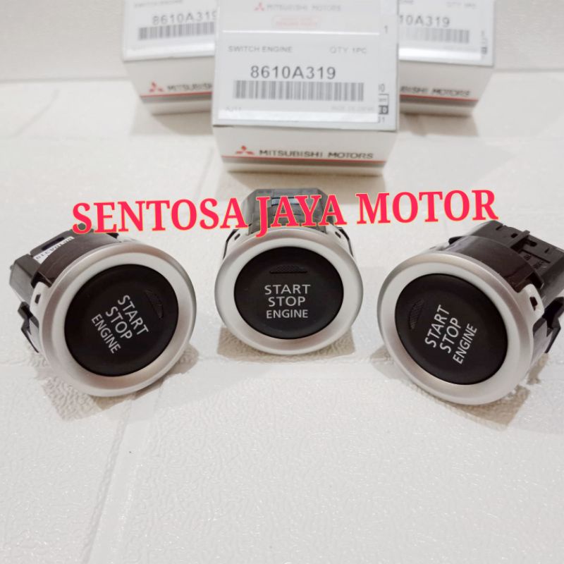 Switch Engine Start Stop engine Stater All New Pajero Sport Facelift Original