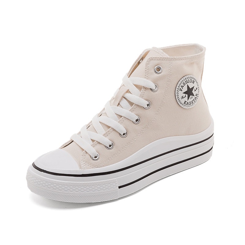 LUMMYSHOP SEPATU WANITA SUGA BOOTS IMPORT PREMIUM-curve beige