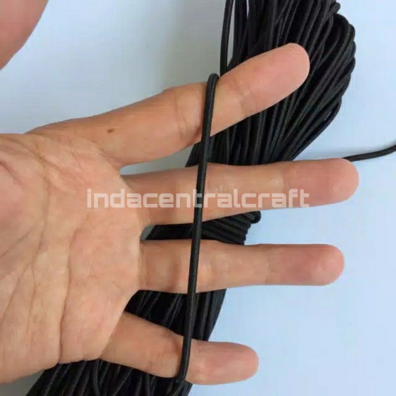 TALI KUR KARET ELASTIS 2.5 MM HITAM-1