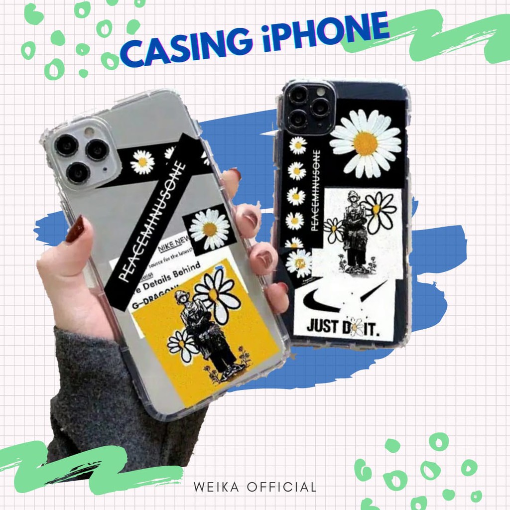 [CASING IMPOR] iPHONE Sunflower iPhone Soft Case Casing